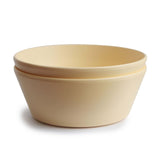 Bowl (set-van-2) round Mushie - Pale Daffodil