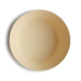 Bowl (set-van-2) round Mushie - Pale Daffodil