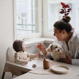 Stick & stay Classic bordje Mushie - Ivory