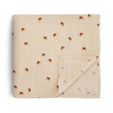 Tetradoek Mushie - Butterflies 120x120cm