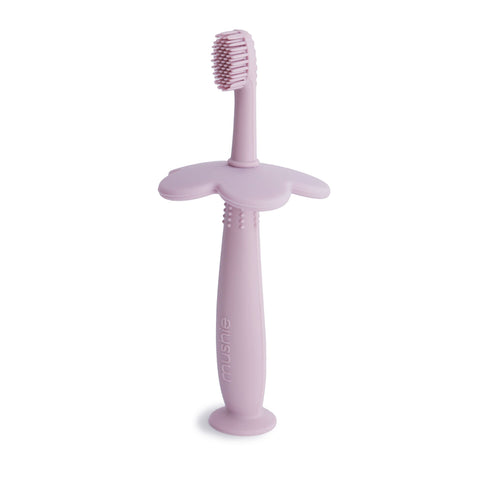 Tandenborstel Mushie - Flower soft lilac