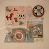 Houten puzzel Mushie - Farm