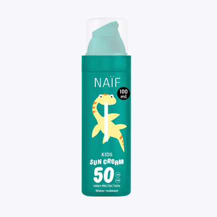 Zonnecrème Naïf Kids - SPF50 crème 100ml met pompje