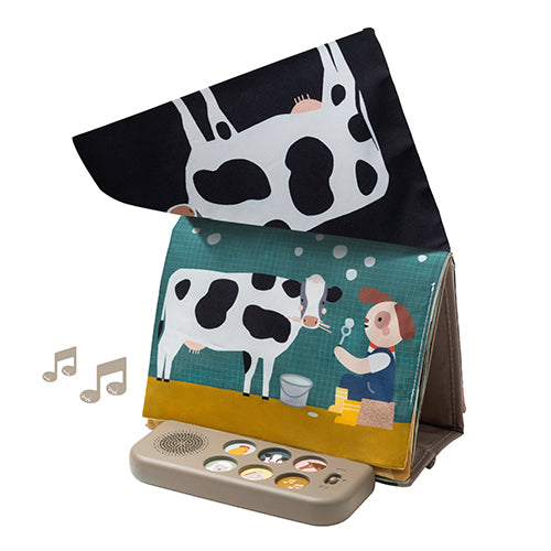 Tummy Time book Taf Toys - Farm musical