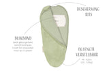 Inbakerslaapzakje Puckababy - Olive 2.0 TOG