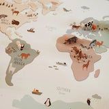 2-in-1 puzzelmat en opbergbox Play & Go - EEVAA Worldmap (120x180cm)