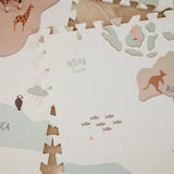 2-in-1 puzzelmat en opbergbox Play & Go - EEVAA Worldmap (120x180cm)