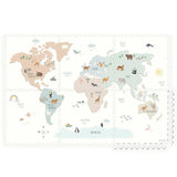 2-in-1 puzzelmat en opbergbox Play & Go - EEVAA Worldmap (120x180cm)