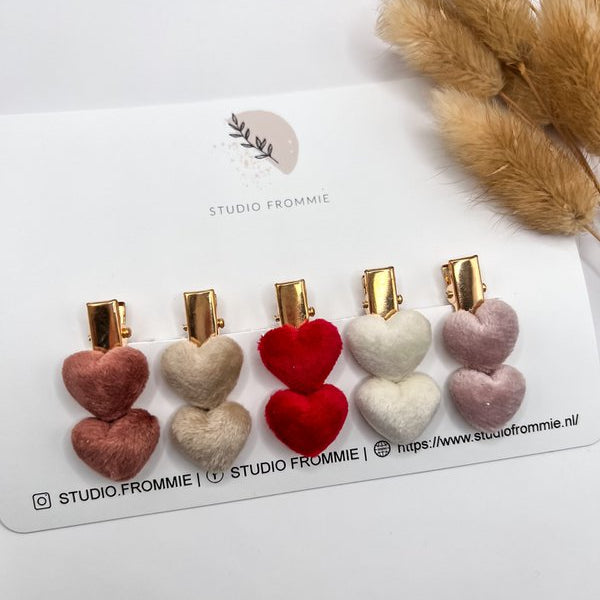 Haarspeldjes Studio Frommie - Love Hearts