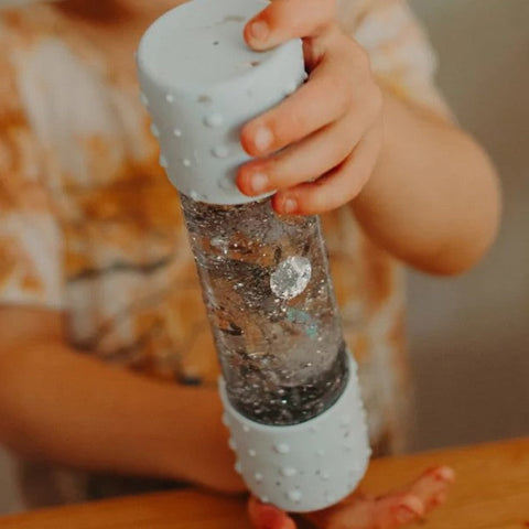 Sensory Toys Jellystone - rustgevende fles Sneeuw