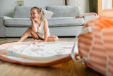 2-in-1 speelmat & opbergmand Play & Go - Fairyworld