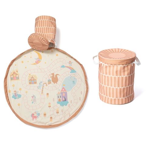 2-in-1 speelmat & opbergmand Play & Go - Fairyworld