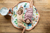 2-in-1 speelmat & opbergmand Play & Go - Zoo