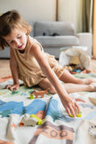 2-in-1 speelmat & opbergmand Play & Go - Zoo