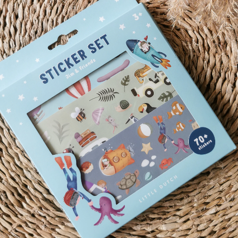 Stickers Little Dutch - Jim & Friends