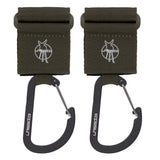 buggyhaken Lässig - 2pack olive