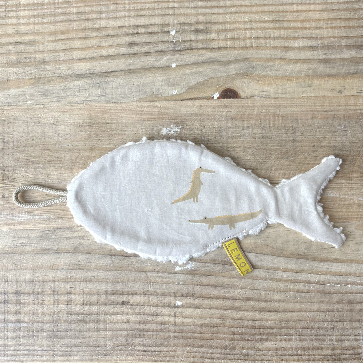 fopspeendoekje Lemon Fish - Tiny Gators