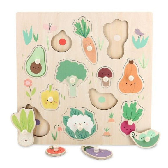 Houten puzzel Vilac - Groenten