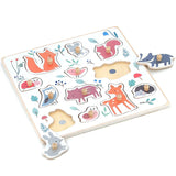 Houten puzzel Vilac - Bosdieren