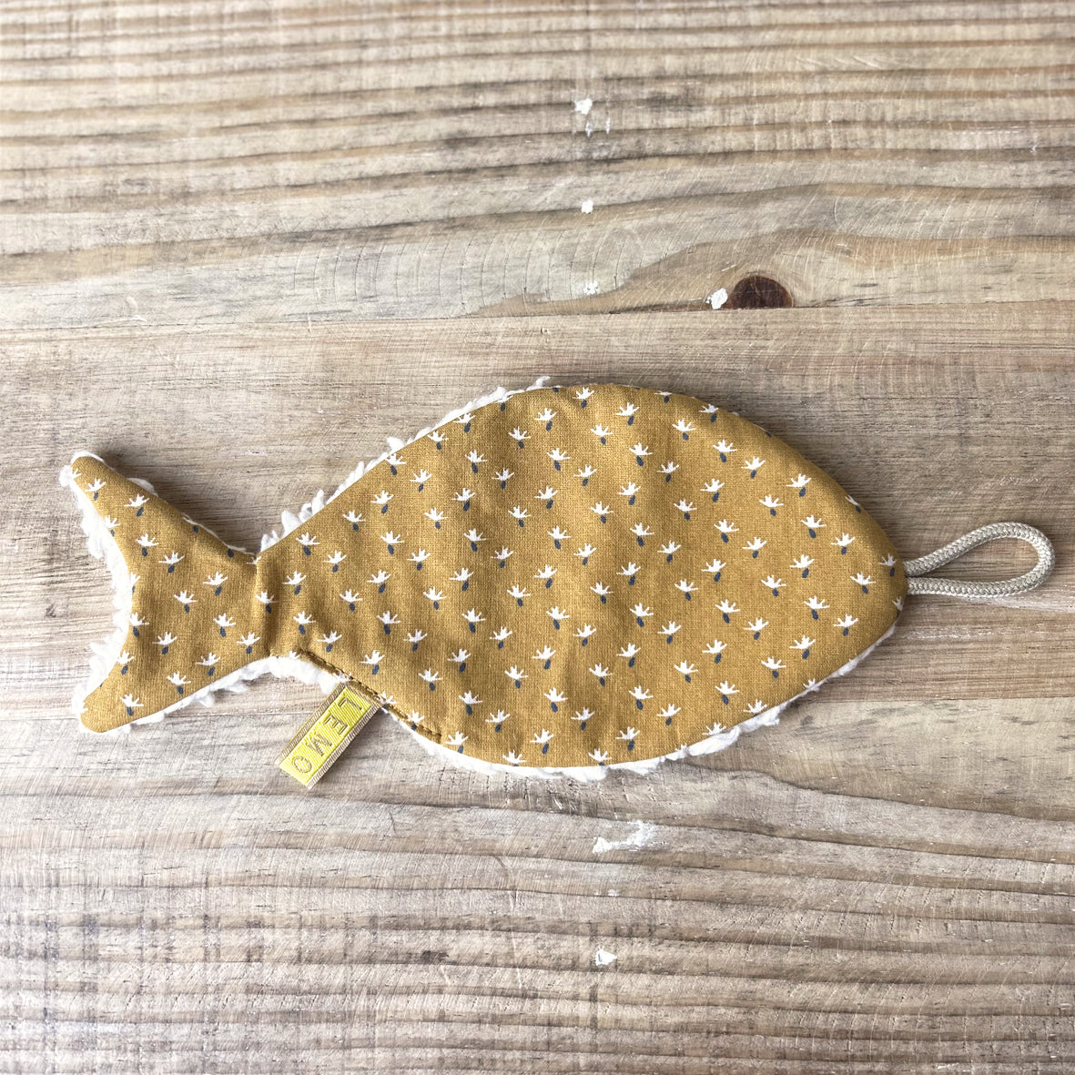 fopspeendoekje Lemon Fish - Cotton Field