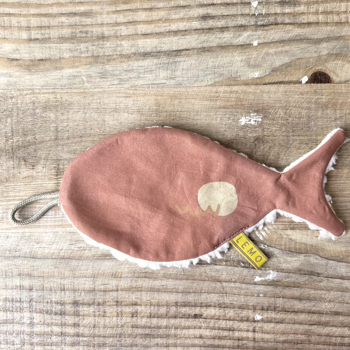 fopspeendoekje Lemon Fish - terra