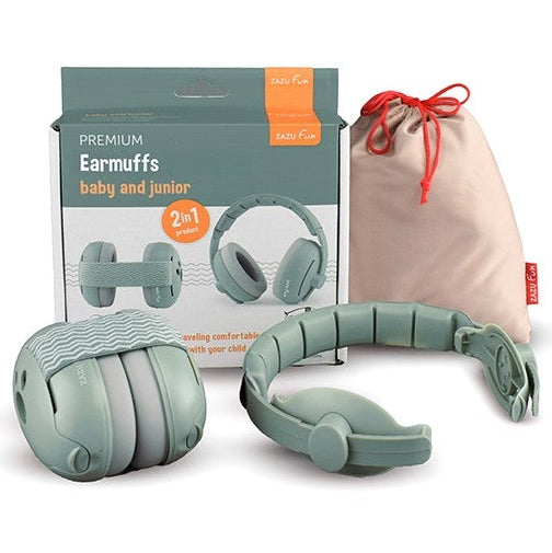 Gehoorbescherming ZAZU - 2-in-1 Green