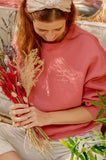Trui Elle & Rapha - Sweet raspberry 'magic mama vibes' taille magic