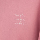 Trui Elle & Rapha - Sweet raspberry 'magic mama vibes' taille magic
