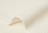 Wiegdekentje Jollein - basic knit ivory | 75x100cm
