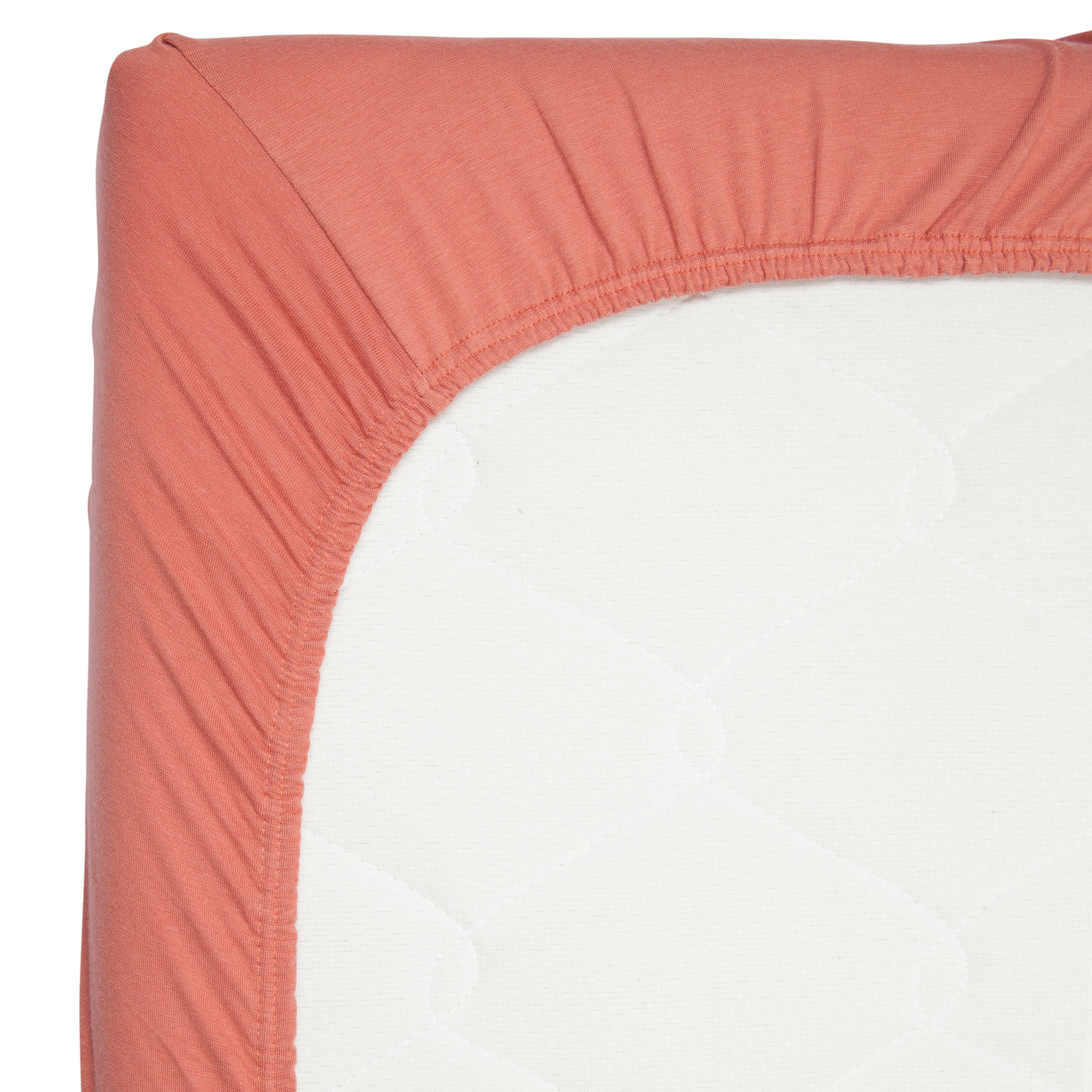 Hoeslaken Timboo - Apricot blush (60x120cm)