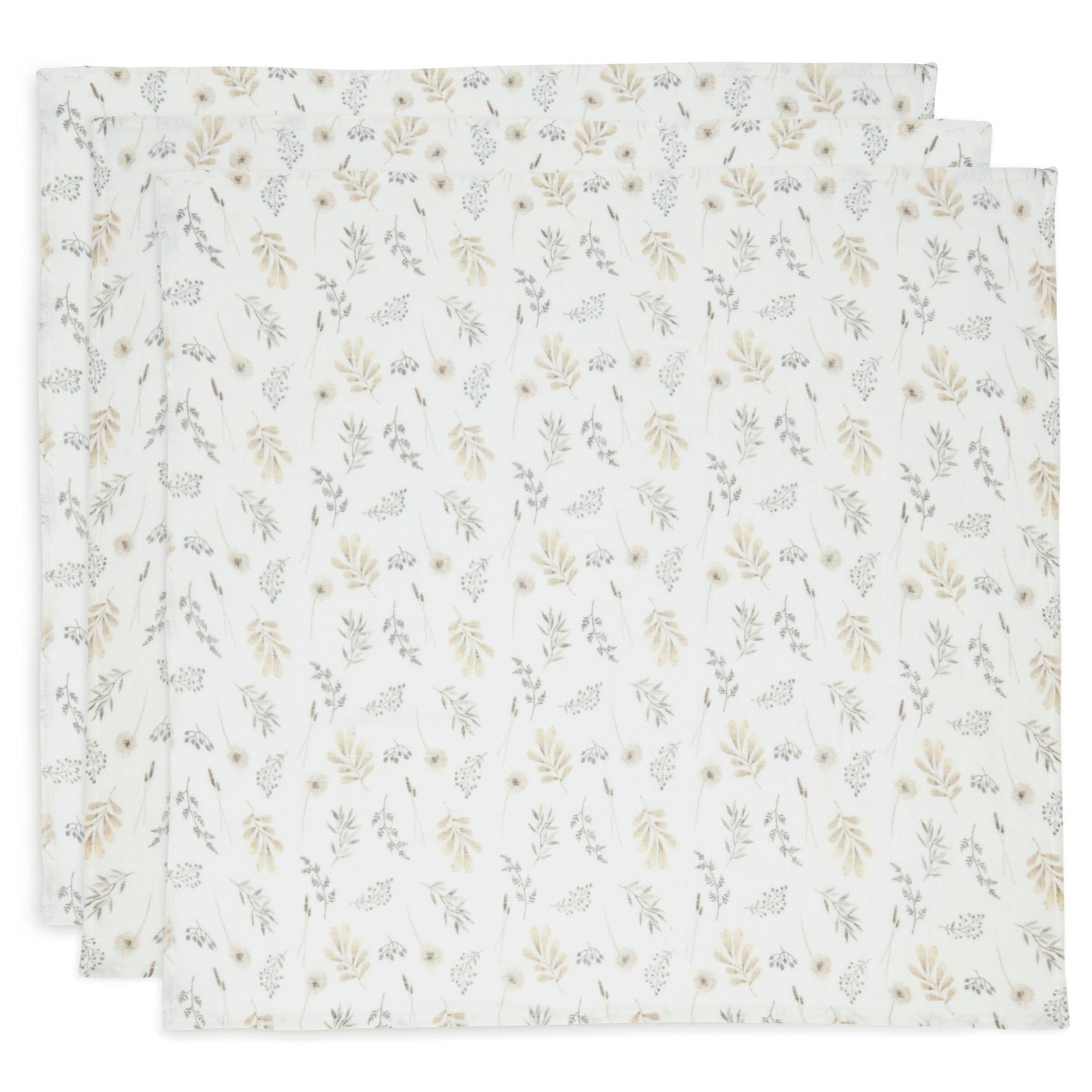 Tetradoek Jollein - Wild flowers 70x70cm (set van 3)