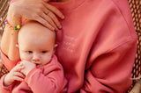 Trui Elle & Rapha - Sweet raspberry 'magic mama vibes' taille magic