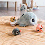 Hide & seek activity toy Done by deer - Wally blue