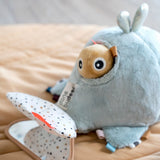 Hide & seek activity toy Done by deer - Wally blue