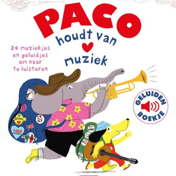 Geluidenboekje Clavis - Paco houdt van muziek