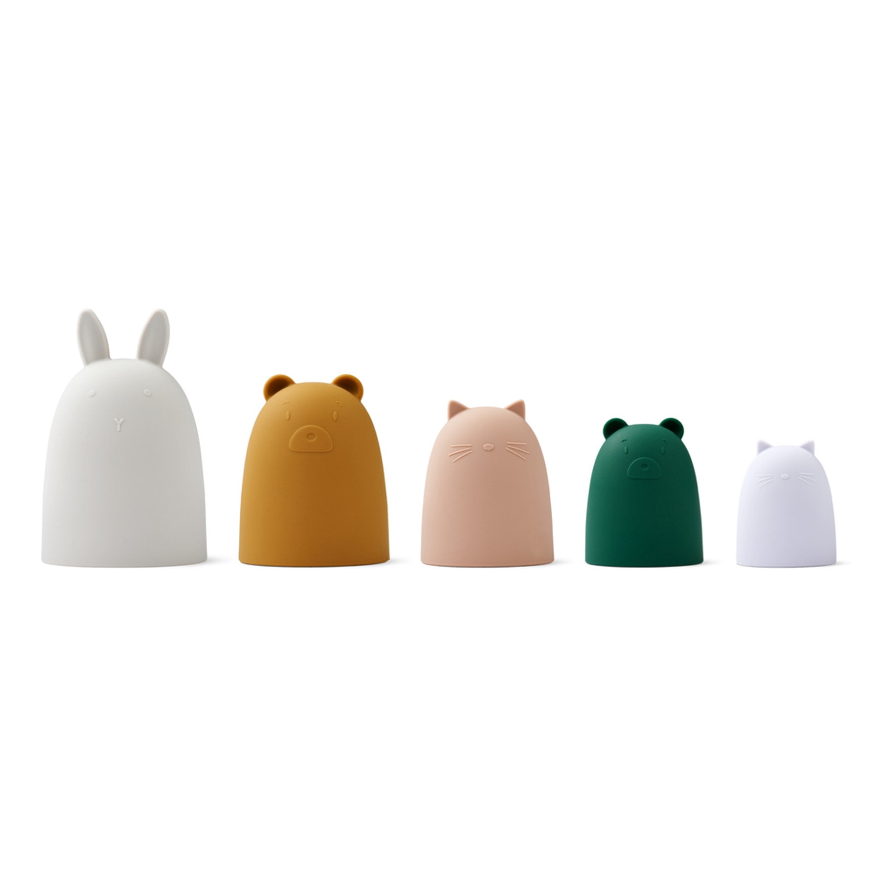 Matroesjka nesting poppetjes Liewood - Anneli Garden green