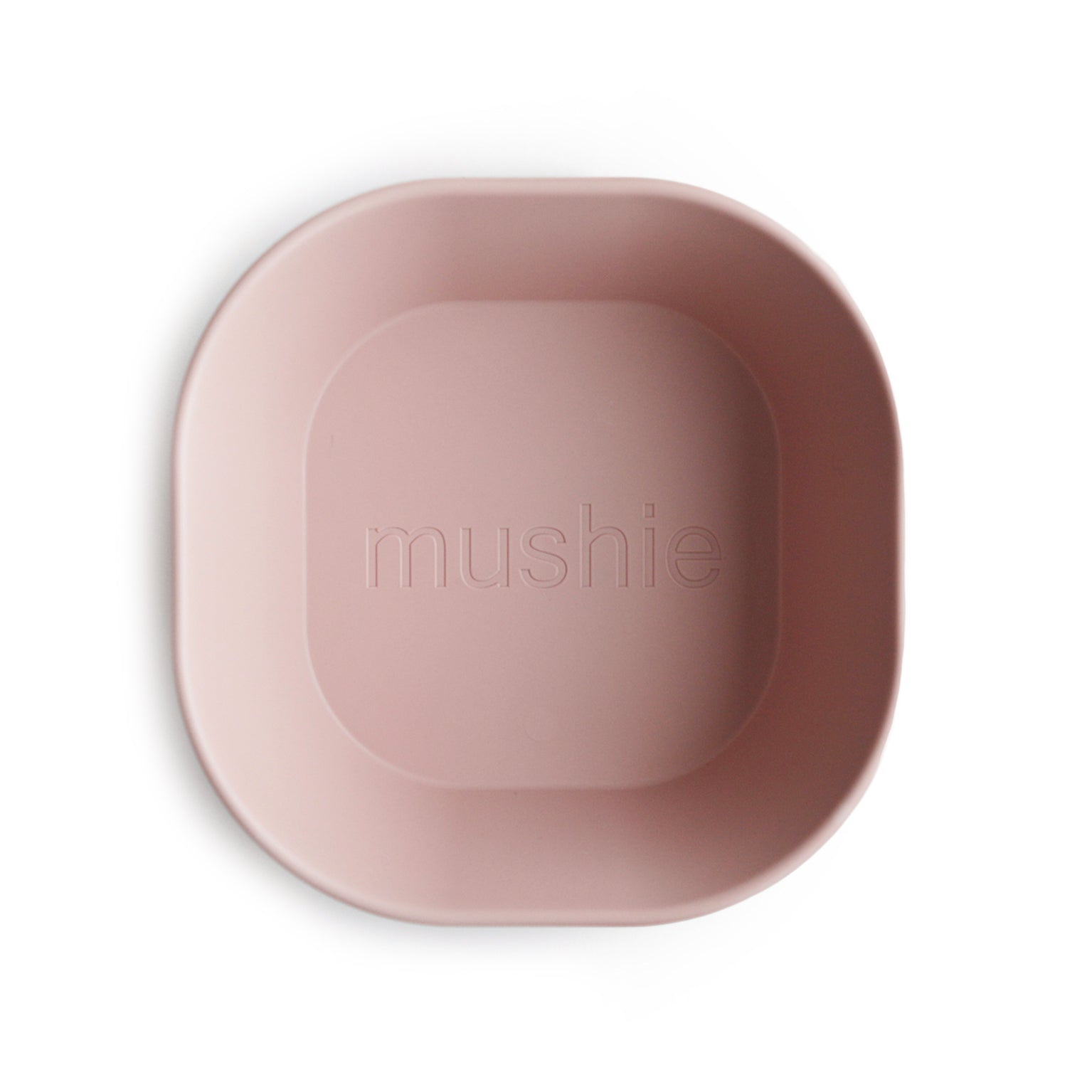 Bowl (set-van-2) square Mushie - Blush