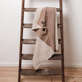 Organic knitwear blanket Ted & Tone - Sleepy Beige (100x75cm)