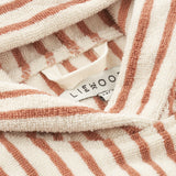 Poncho Liewood - stripes tuscany rose (3 tem 4 jaar)