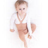 footless maillot Silly Silas - light brown