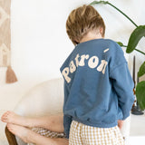 Truitje Elle & Rapha - petrol blue 'patron'