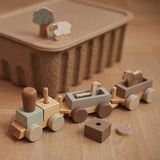Houten speelgoedtrein Jollein - Farm