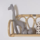Kroelknuffel Childhome - giraf grijs