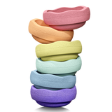 Stapelstein pastel rainbow