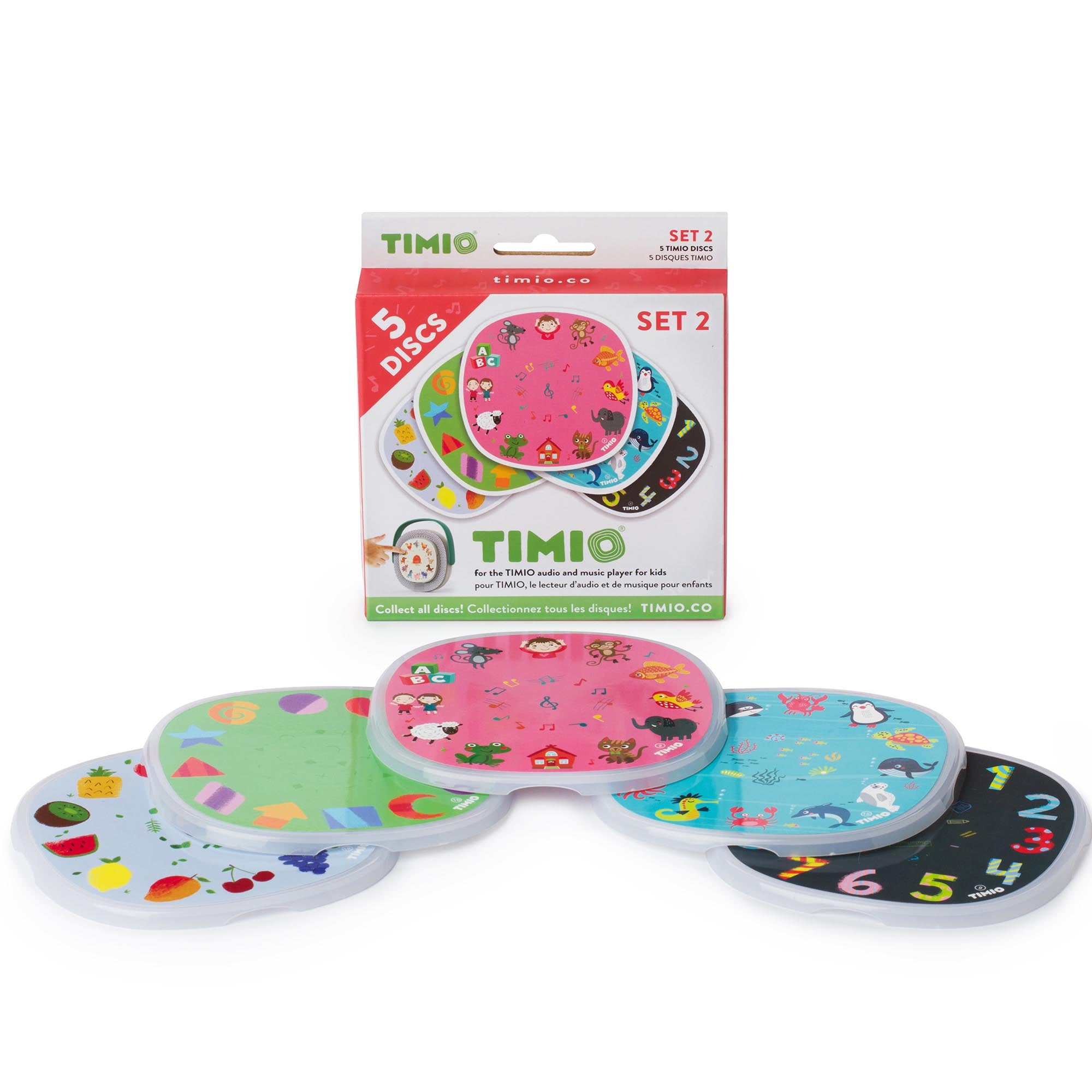 Timio - uitbreidingsset 2 (zeedieren-liedjes-vormen-fruit-getallen)