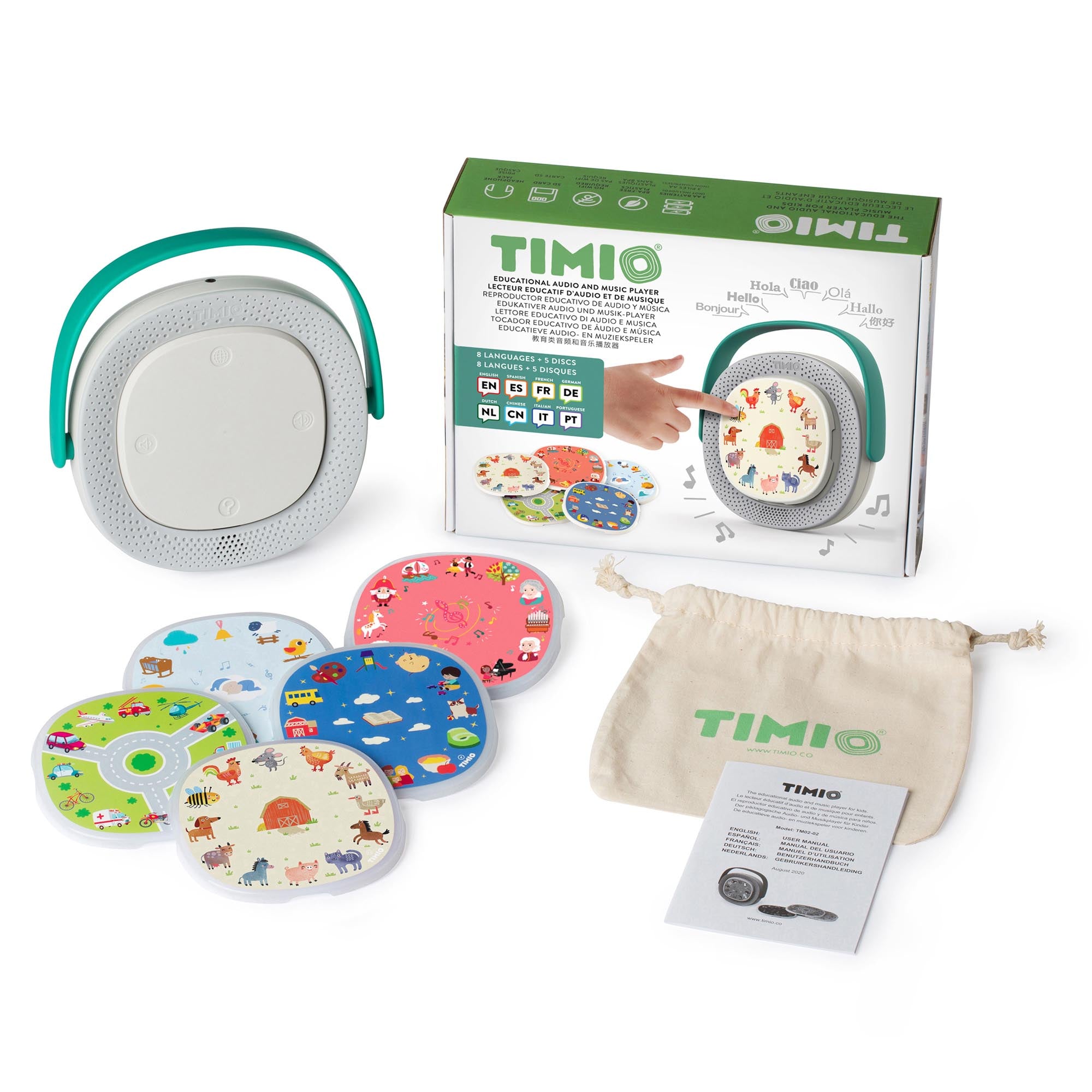 Timio - player + 5 discs