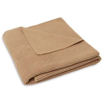 Wiegdekentje Jollein - basic knit biscuit | 75x100cm