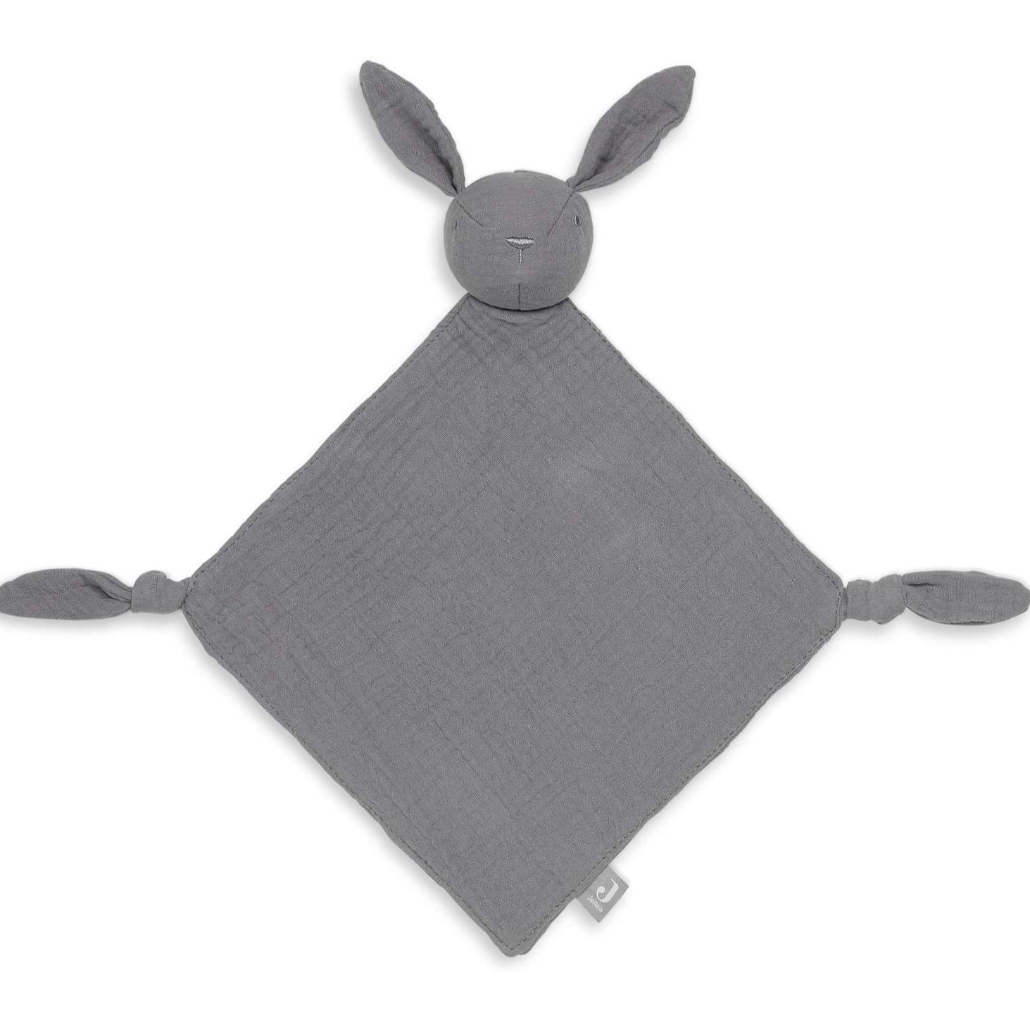 Kroeldoekje bunny Jollein - storm grey