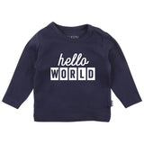 T-shirtje Fixoni - donkerblauw lange mouwen