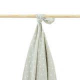 Tetra multidoek Little lemonade - dots grey 115x115cm